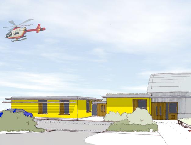 Cornwall Air Ambulance extension for Volunteers designed by ALA Architects